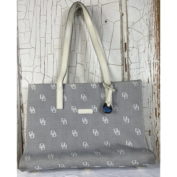 Dooney & Bourke Handbags - Dooney & Bourke Vintage East West Grey Tote Bag